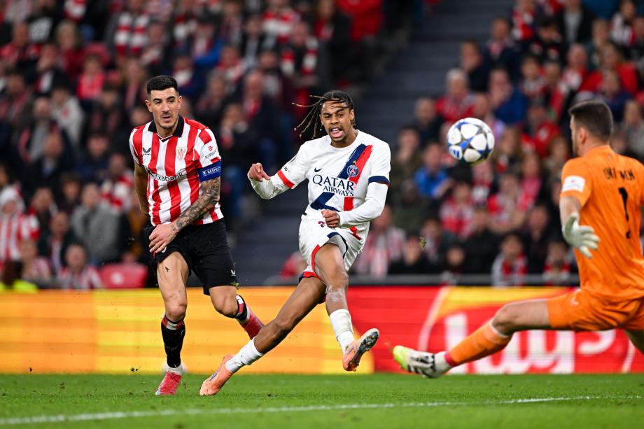 [图]欧冠：巴尔科拉中框 大巴黎客场战平毕尔巴鄂竞技